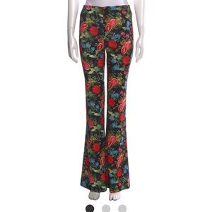 Alice + Olivia floral wide leg pants